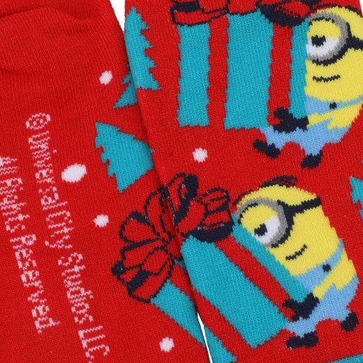 Picture of Minions Holiday 5 Pair Ankle Socks