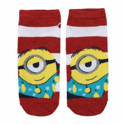Picture of Minions Holiday 5 Pair Ankle Socks