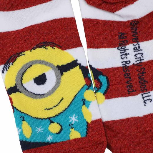 Picture of Minions Holiday 5 Pair Ankle Socks