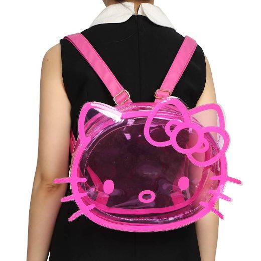 Picture of Hello Kitty Shaped Clear Mini Backpack