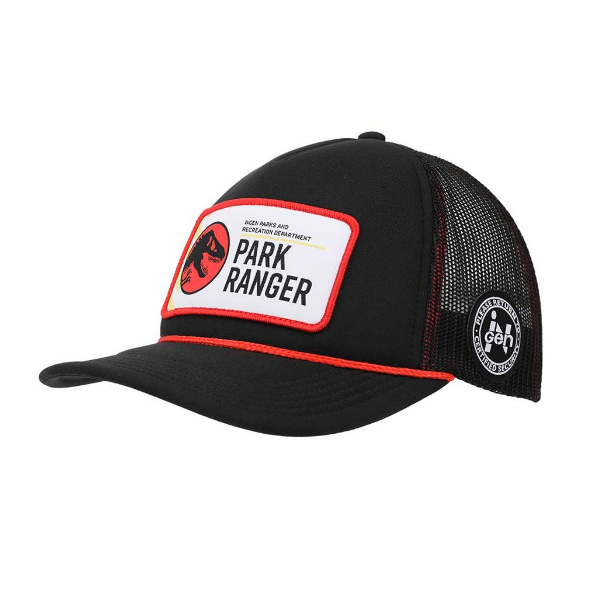 Picture of Jurassic Park Ranger Black Rope Trucker