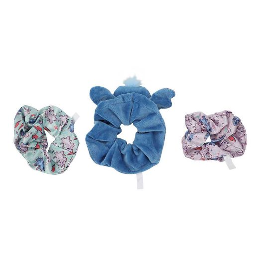 Picture of Disney Stitch 3 Pack 3D Plush Scrunchies