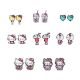 Picture of Hello Kitty Popsicle Dream 8 Pack Clip On Earring Set