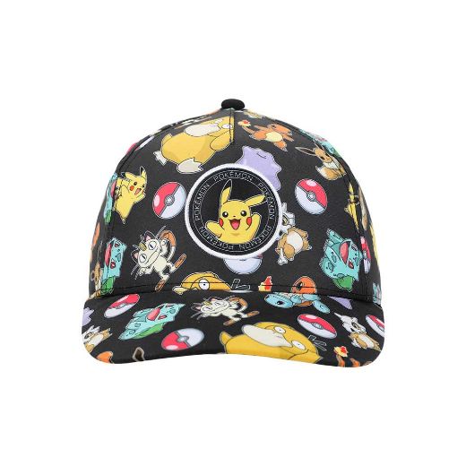 Picture of Pokemon Sublimated AOP Curved Bill Snapback