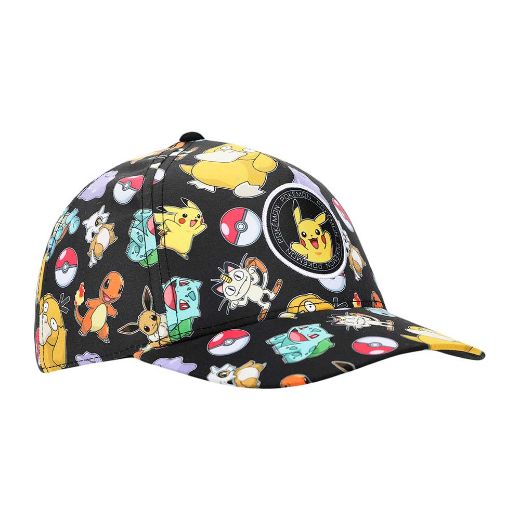 Picture of Pokemon Sublimated AOP Curved Bill Snapback