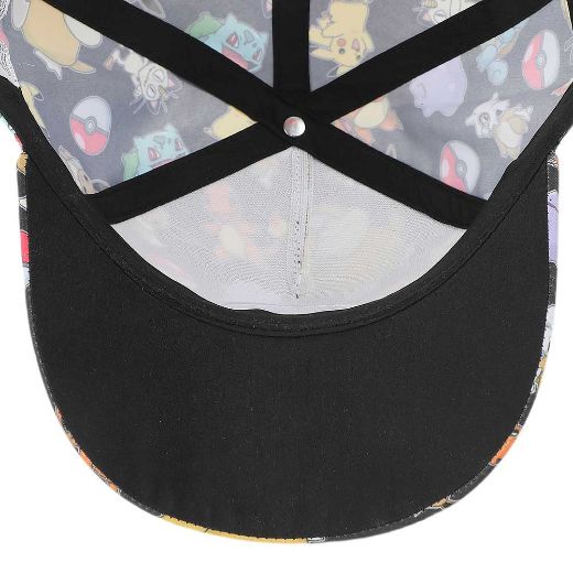 Picture of Pokemon Sublimated AOP Curved Bill Snapback