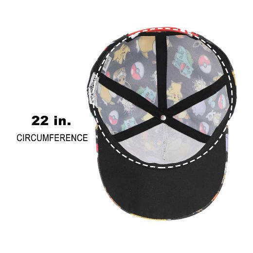 Picture of Pokemon Sublimated AOP Curved Bill Snapback