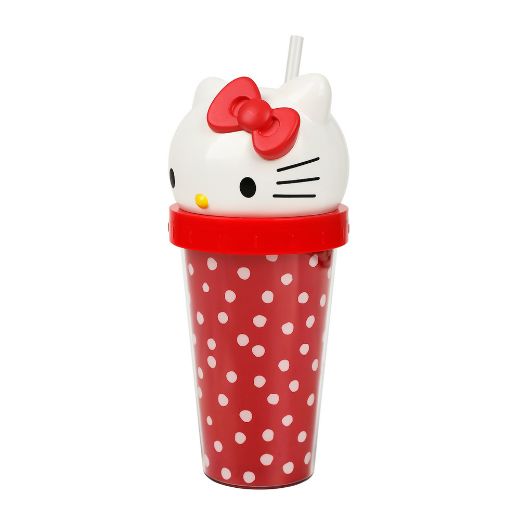 Picture of Hello Kitty Shaped 16 oz. Plastic Tumbler