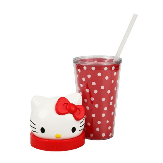 Picture of Hello Kitty Shaped 16 oz. Plastic Tumbler