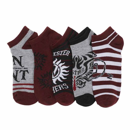 Picture of Supernatural Join the Hunt 5 Pair Ankle Socks
