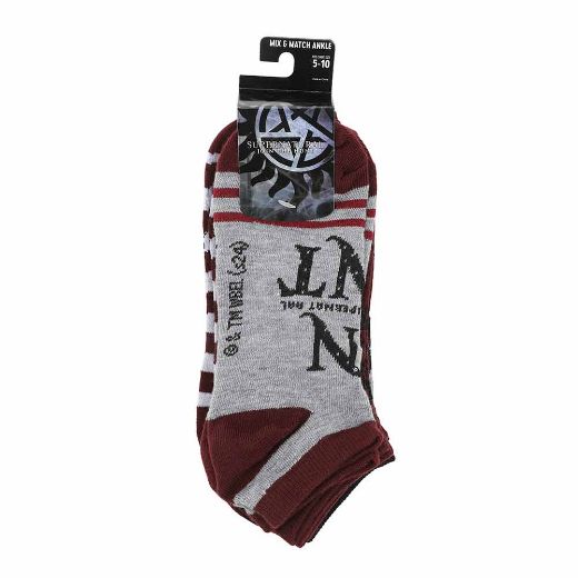 Picture of Supernatural Join the Hunt 5 Pair Ankle Socks