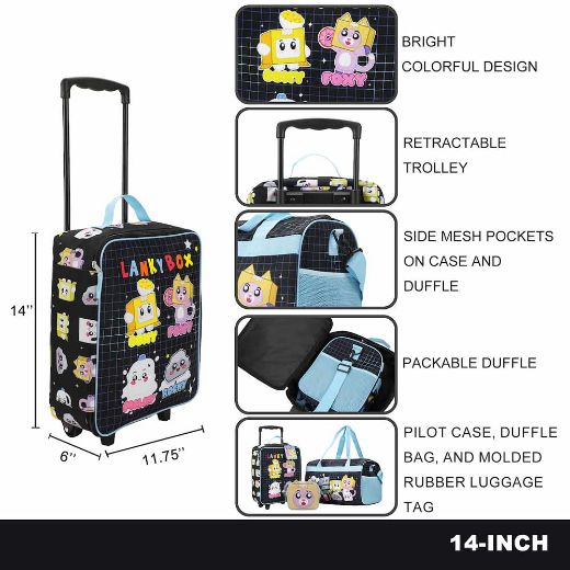 Picture of LankyBox 4 pc Youth Travel Set