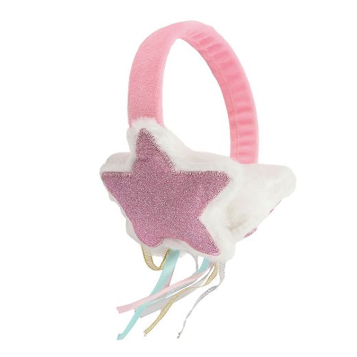 Picture of Bioworld Glitter Star 3D Youth Earmuff & Gloves Combo