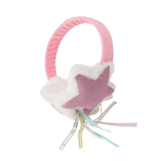 Picture of Bioworld Glitter Star 3D Youth Earmuff & Gloves Combo