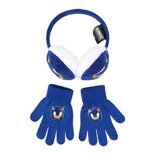 Picture of Sonic the Hedgehog Youth Earmuff & Gloves Combo