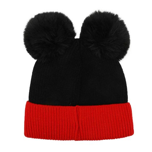 Picture of Disney Mickey Mouse Fur Ears Cuff Beanie