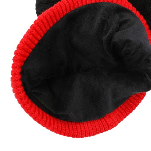 Picture of Disney Mickey Mouse Fur Ears Cuff Beanie
