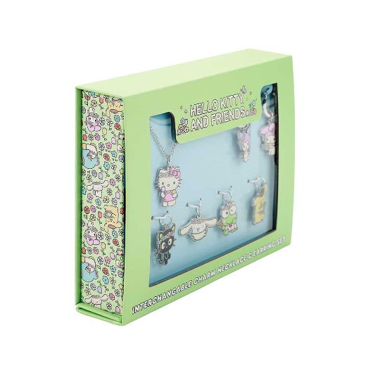 Picture of Hello Kitty & Friends Interchangeable Charm Necklace & Earring Set