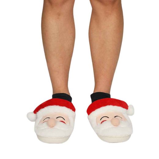 Picture of Bioworld Santa Faux Fur Slippers