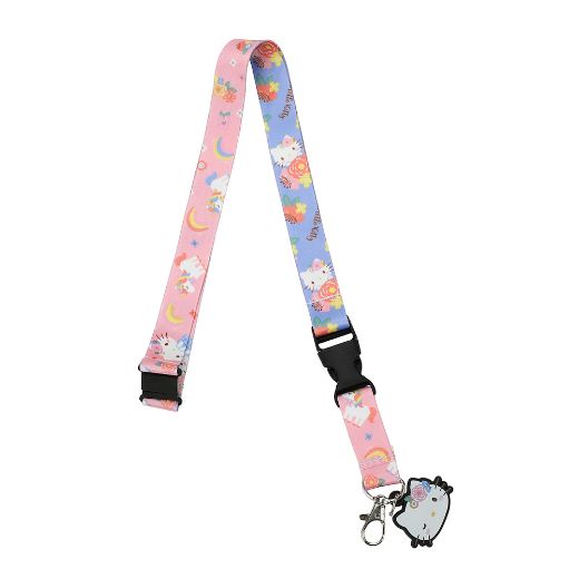 Picture of Hello Kitty Flowers Lanyard