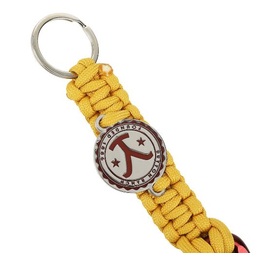 Picture of Yellowstone Woven Paracord Carabiner Keychain