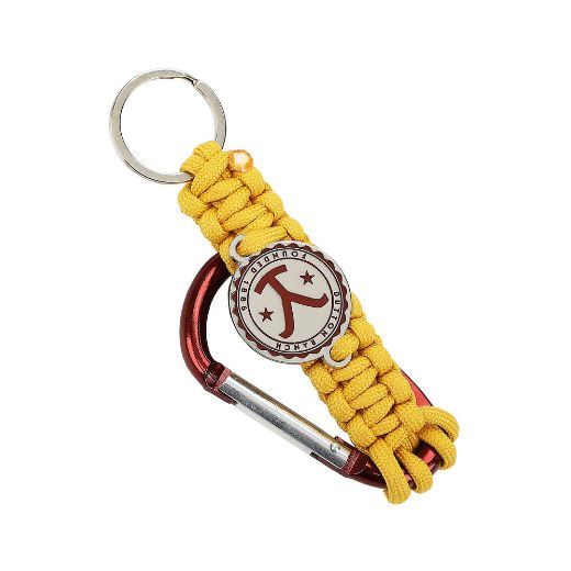 Picture of Yellowstone Woven Paracord Carabiner Keychain