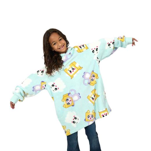 Picture of LankyBox Foxy AOP Youth Hoodie Blanket