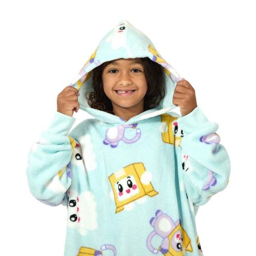Picture of LankyBox Foxy AOP Youth Hoodie Blanket