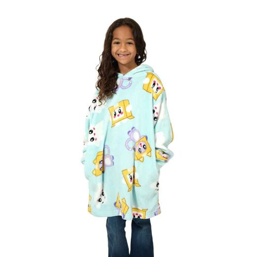 Picture of LankyBox Foxy AOP Youth Hoodie Blanket