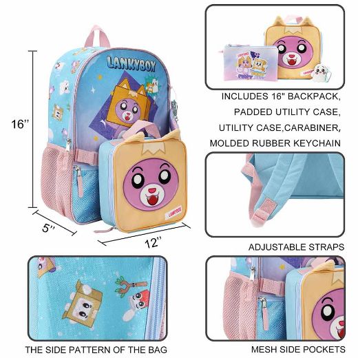 Picture of LankyBox 5 pc Youth Backpack Set