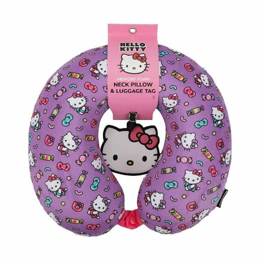 Picture of Hello Kitty Neck Pillow & Luggage Tag Travel Set