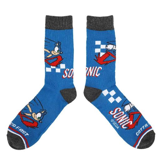 Picture of Sonic the Hedgehog Adult 5 Pair Crew Socks