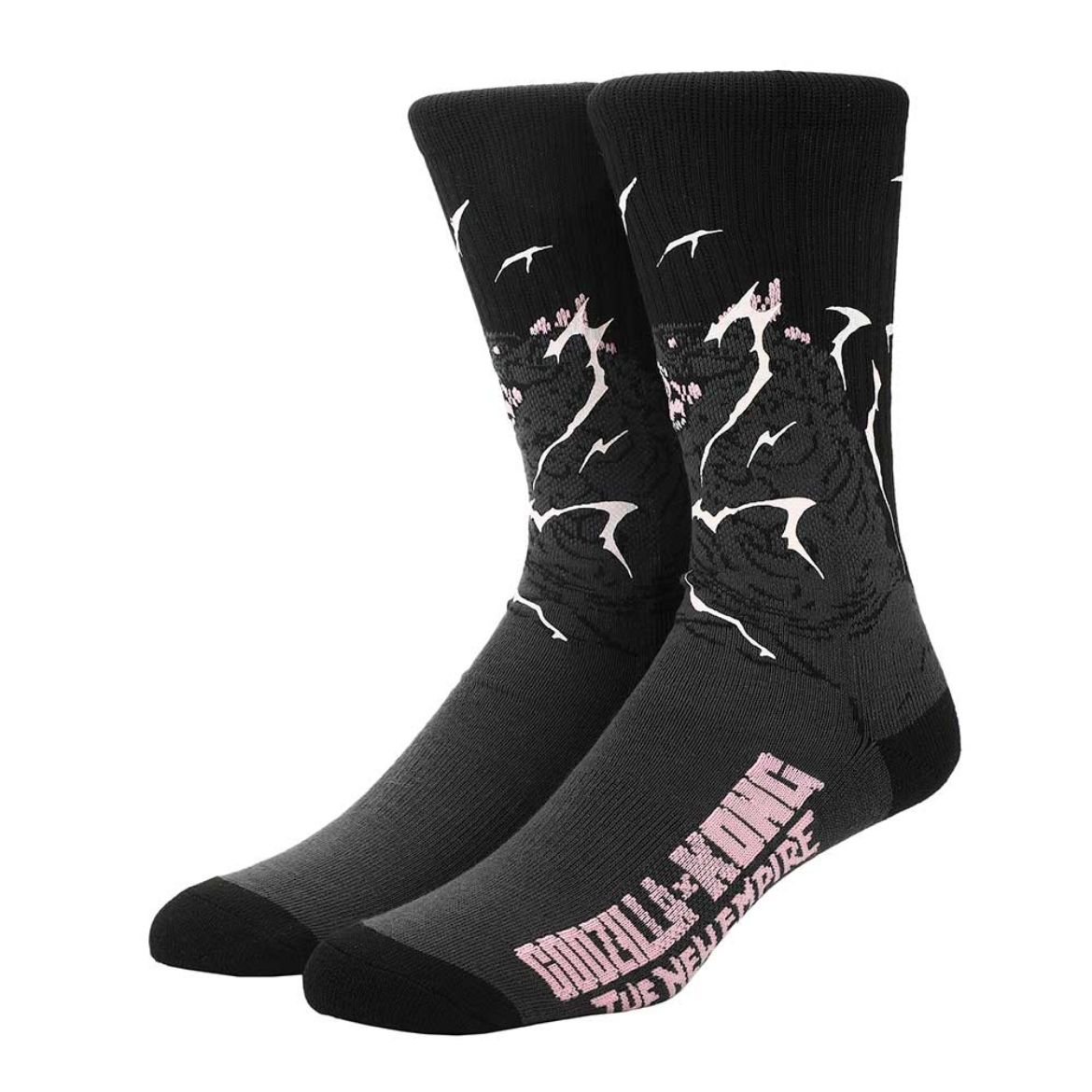 Picture of Godzilla + Kong Color Changing Crew Sock