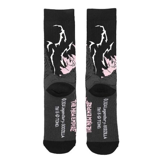 Picture of Godzilla + Kong Color Changing Crew Sock