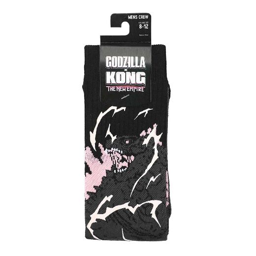 Picture of Godzilla + Kong Color Changing Crew Sock
