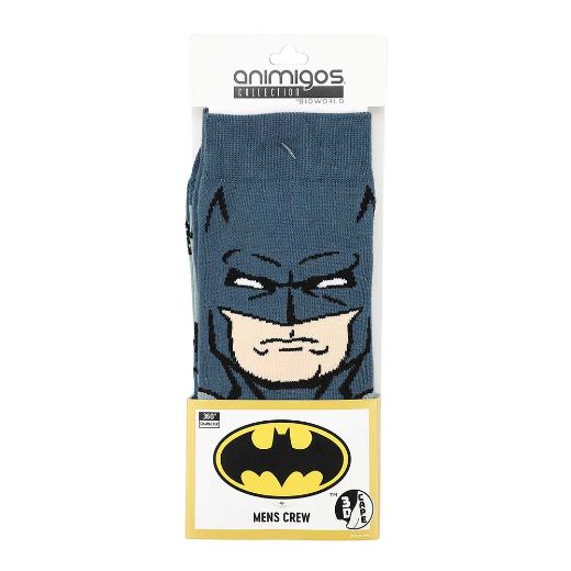 Picture of DC Comics Batman Caped Animigos 360 Character Crew Socks