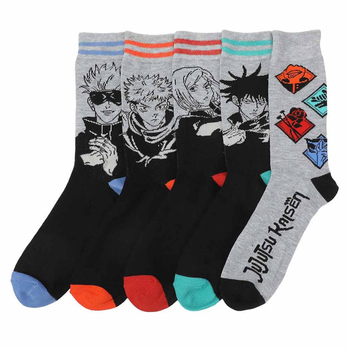 Picture of Jujutsu Kaisen 5 Pair Crew Socks