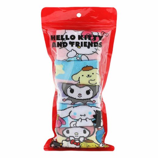 Picture of Hello Kitty & Friends 5 Pair Ankle Socks