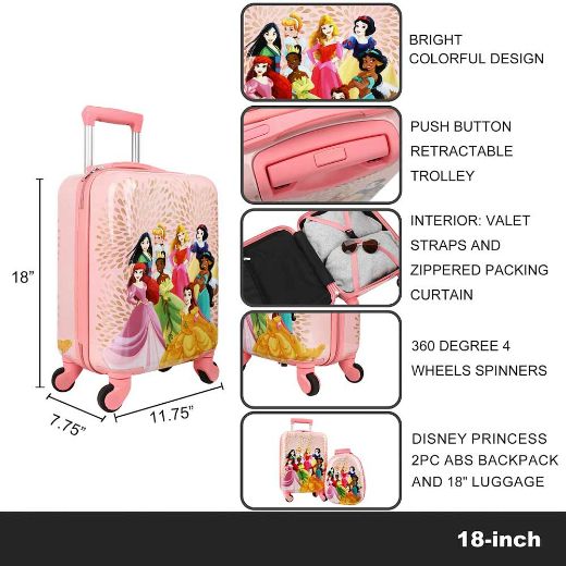 Picture of Disney Princess 2 pc. Youth Travel Set