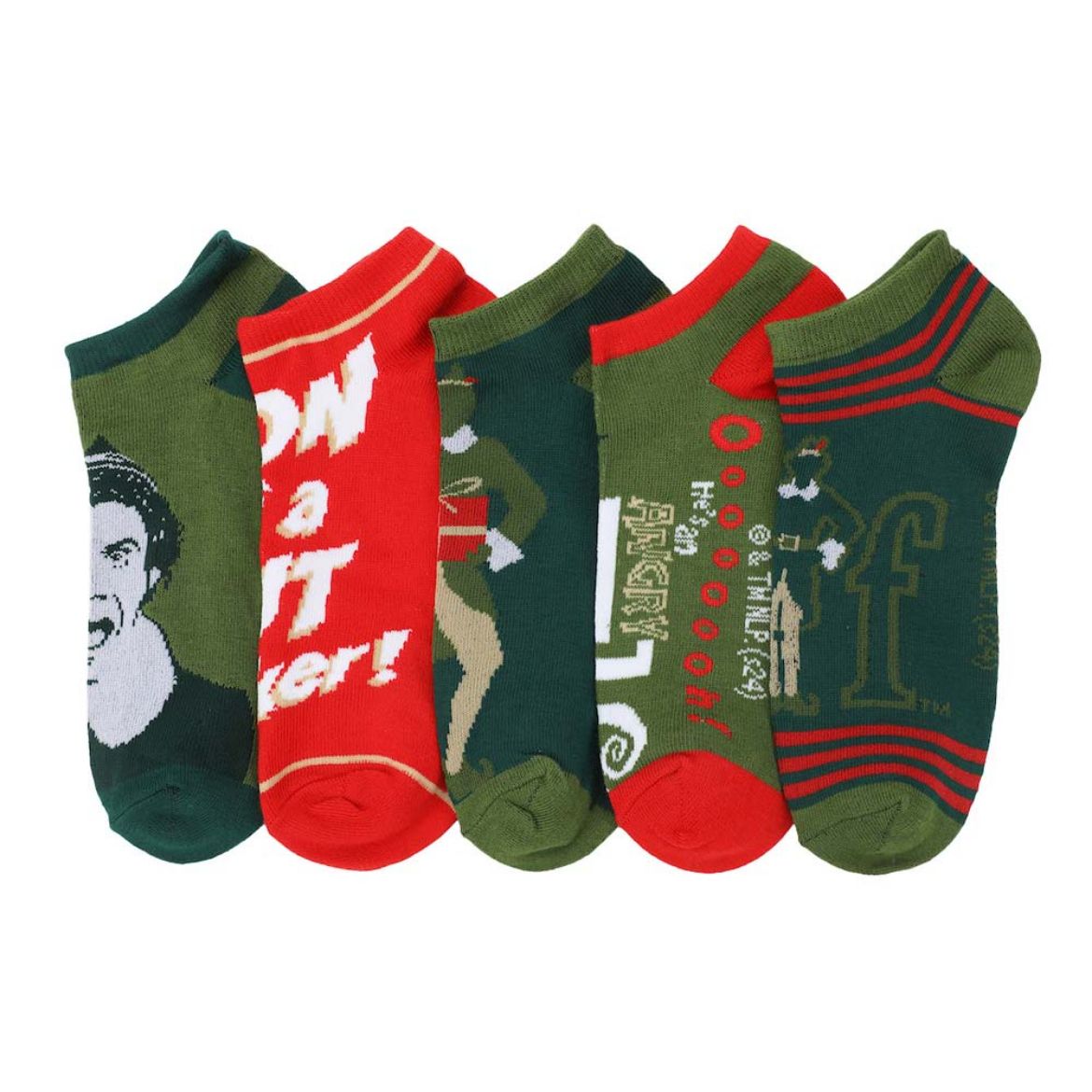 Picture of Elf 5 Pair Ankle Socks