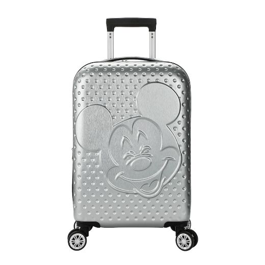 Picture of Disney Mickey Mouse Silver Embossed 20 in. Rolling Luggage