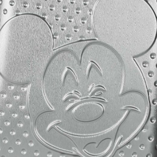 Picture of Disney Mickey Mouse Silver Embossed 20 in. Rolling Luggage