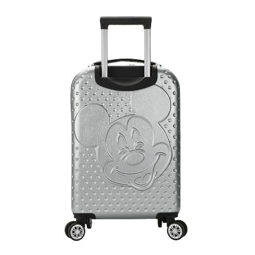 Picture of Disney Mickey Mouse Silver Embossed 20 in. Rolling Luggage