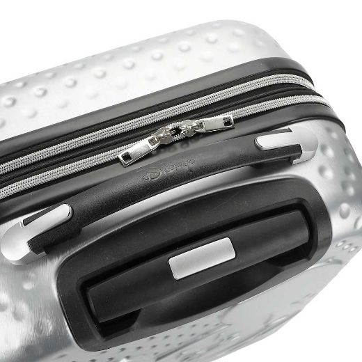 Picture of Disney Mickey Mouse Silver Embossed 20 in. Rolling Luggage