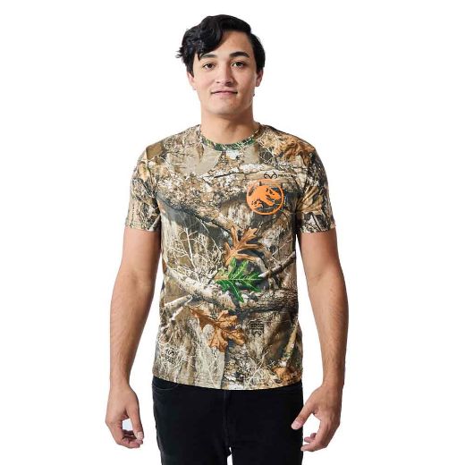 Picture of Jurassic Park Logo Camo Unisex Tee