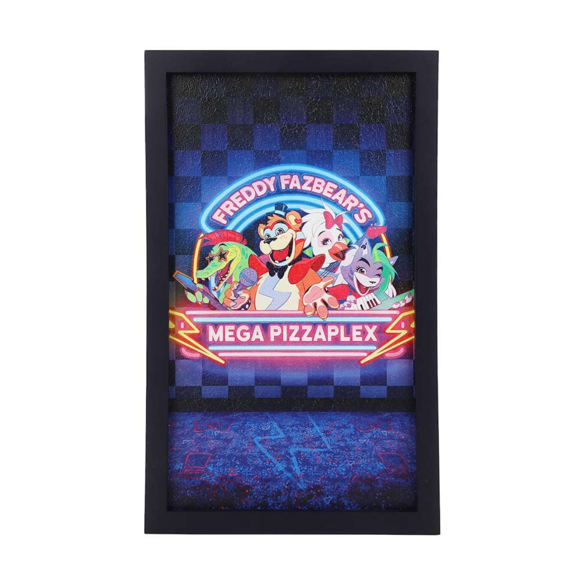 Picture of Five Nights at Freddy's 11 x 18 in. Mega Pizzaplex Framed Print