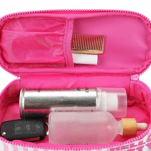 Picture of Hello Kitty Domed Bottom Zip Cosmetic Bag