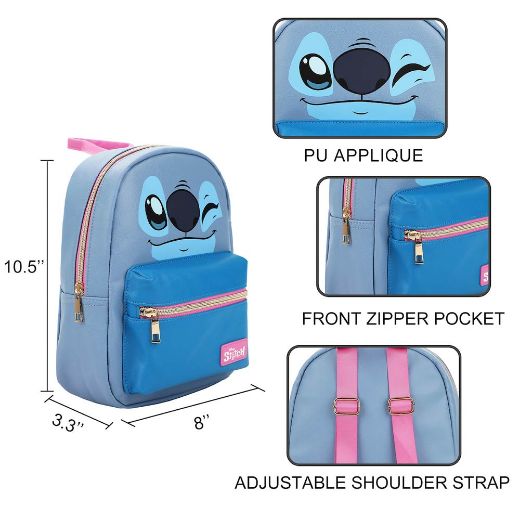 Picture of Disney Stitch Big Face Youth Mini Backpack