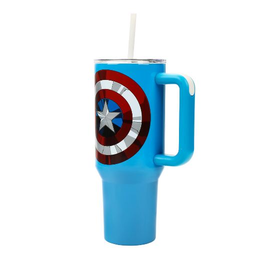 Picture of Marvel Captain America 40 oz. Stainless Steel Tumbler