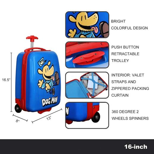 Picture of Dog Man 16.5 in. Rolling Luggage